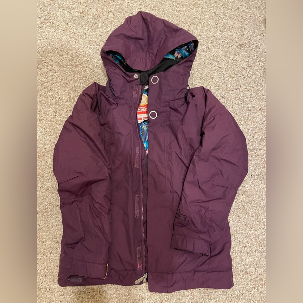 Bonfire Ski/Snowboard Jacket - Women M (Purple)